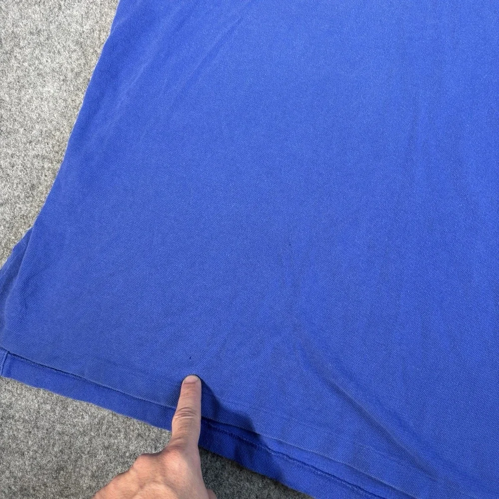 Polo‎ Ralph Lauren Polo Shirt Mens XL Blue Custom Fit Short Sleeve Pony Logo